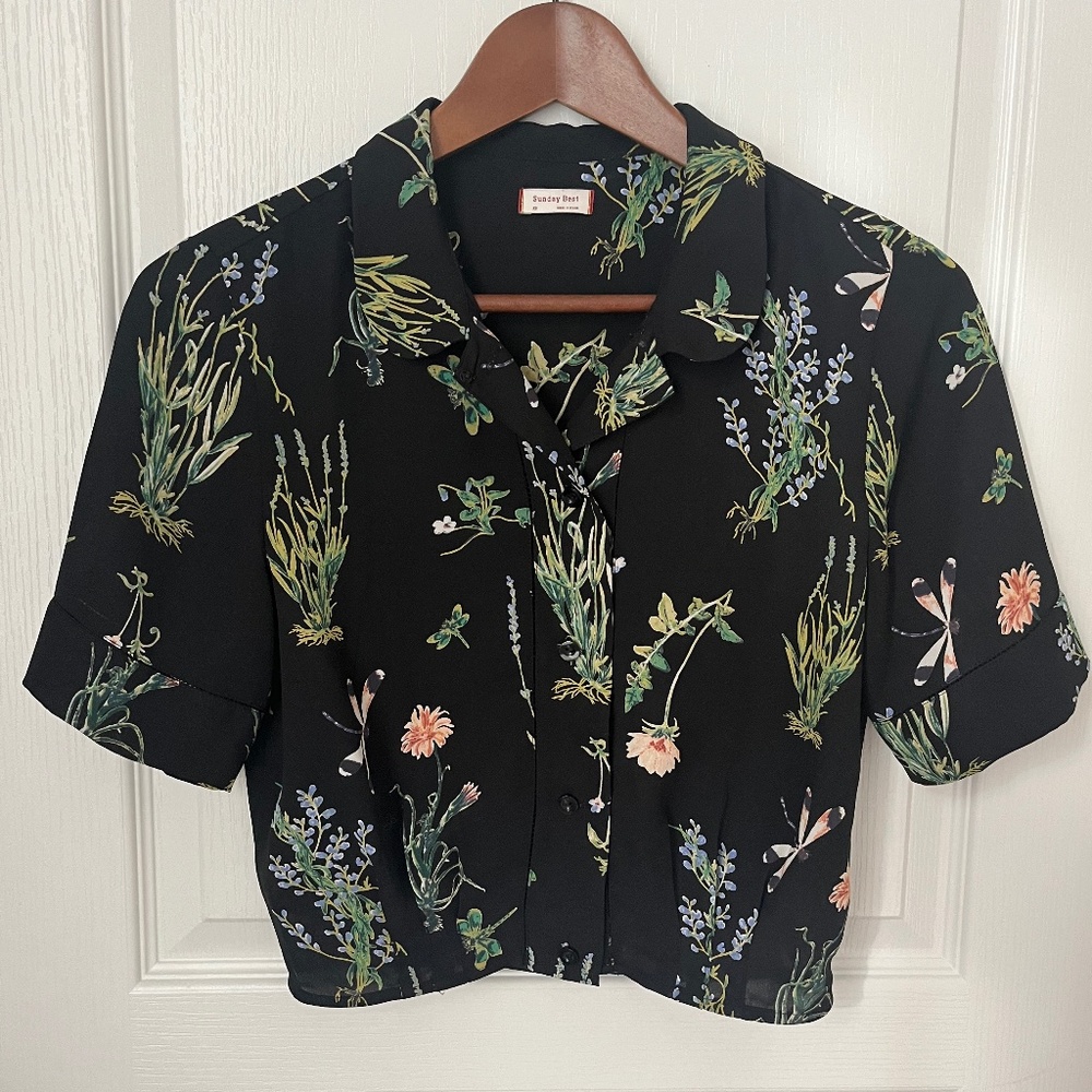 Sunday Best Crop Blouse